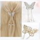 thumbnail image 3 of Bargains Únicos 2 piezas de pinza para el cabello Clásica Mariposa Borla Metal Pinza para el cabello Elegante Lindo Accesorios para el cabello, 3 of 7