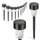 thumbnail image 2 of Pack 10 Estacas Focos LED Solar Jardín Exterior Negro, 2 of 3