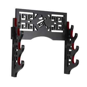 Magideal - Samurai Rack Accesorios De Madera Clásicos De 4 Niveles, Sin Hardware, Soporte Para , Soporte De Pared Para Colección De Espadas, Samurái , Estilo B