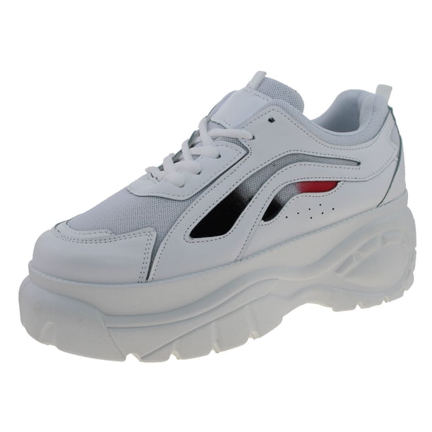 Zapatilla Terraplen Blanco/Rojo Vía Franca