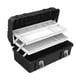 thumbnail image 4 of Caja de herramientas plegable de 3 capas Case de herramientas portátiles Mutura de transporte versátil Versátil Caja de aparejo de pesca completamente 49 cm x 275 cm x 22 cm, 4 of 5