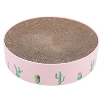 Ioensy - Pet Cat Scratcher Pad Bed Scratching Board Grind Claws Gatito Interior Juguete Rosa