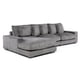 thumbnail image 3 of Sofá Seccional Kansas Chaise Izquierdo Gris, 3 of 11