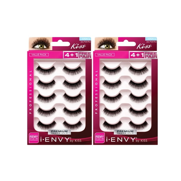 Pestañas postizas i.Envy by Kiss #KPEM12 paquete de valor (2 pares)