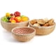 thumbnail image 3 of Xiao Hua Canasta Redonda de Mimbre para Frutas de 3 Piezas, Canasta Tejida de Mimbre para Pan de Cocina, Juego Apilable de Canastas Tejidas de Mimbre para Comidas, Decoración Del Hogar,, 3 of 4
