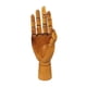 thumbnail image 5 of Maniquí De Madera Modelo De Mano Mano Derecha Articulada Figura 10 Marrón, 5 of 5