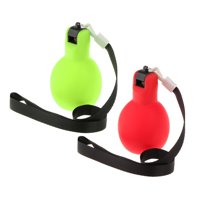 Magideal - 2X Silbatos De Mano Silbatos De Entrenador Con Cordones Silbatos De Supervivencia Con Sonido Fuerte Silbatos Para Entrenadores Para Árbitros De Fútbol Rojo Verde