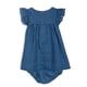 thumbnail image 2 of Vestido Bebé Niña Bordado Cerezas Azul Pillin, 2 of 3