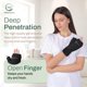 thumbnail image 5 of Paquete de hielo para muñeca AllSett Health, gel frío y caliente para el pulgar y la mano, 5 of 7