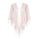 thumbnail image 1 of INSPIRA CHIC Chales y Envolturas para Vestidos de Noche, Bufandas Triangulares de Flecos de Encaje de Malla para Fiesta Formal de Boda 70.9"x27.6" Beige, 1 of 5