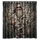 thumbnail image 1 of Cortina de ducha de camuflaje de Willie Robertson, diseño de patos divertidos, con ganchos, tamaño 66 x 72 pulgadas, 1 of 3