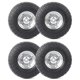 thumbnail image 1 of Ruedas AR-PRO de caucho macizo de 10 pulgadas, paquete de 4 unidades, sin pinchazos, 1 of 6
