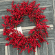 thumbnail image 3 of Corona De Navidad De Bayas Rojas 40cm Decoración Navideña, 3 of 4