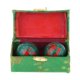 thumbnail image 1 of Bolas De Masaje De 2 Piezas Con Caja De Almacenamiento Bolas De Baoding Para Personas De Mediana Edad Fu Word Green, 1 of 5