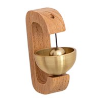 Bothyi - Campanilla De Viento, Campana De Puerta, Adorno De Latón De Madera Magnético, Decoración Del Hogar, Haya D