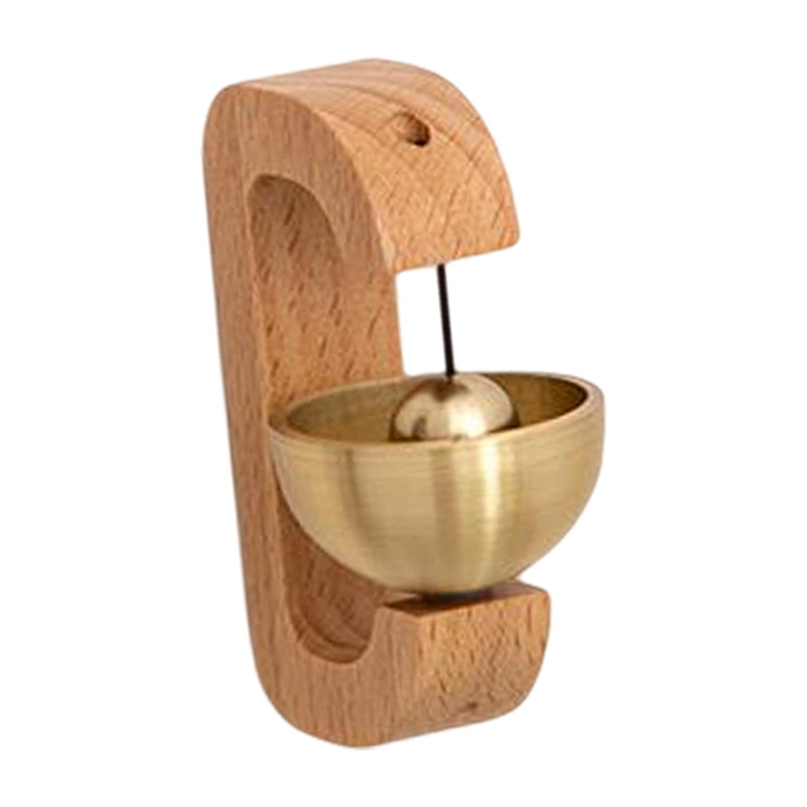 Bothyi - Campanilla De Viento, Campana De Puerta, Adorno De Latón De Madera Magnético, Decoración Del Hogar, Haya D
