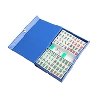 Bothyi - Mini Juego De Azulejos De Mahjong Chino Portátil Con Caja De Almacenamiento Para Fiesta