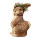 thumbnail image 2 of Coleccionables De Escultura De Conejo De Paja De Pascua Para Adorno De Primavera Marrón, 2 of 5