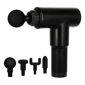 Genérico - Pistola Masajeadora Masajeador Muscular Maquina Para Masajes Color Negro