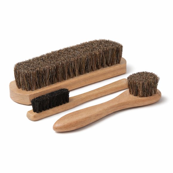 Set de Cepillos de Detalle Lexol de Crin de Caballo – 3 Piezas