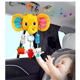 thumbnail image 3 of Juguete Sonajero Belug  Bebe Asiento De Coche Y Cuna Juguete Bebe Elefante amarillo, 3 of 4