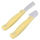 thumbnail image 1 of Juego de 2 cuchillos de injerto de acero al carbono para plántulas y árboles frutales, mango amarillo., 1 of 6