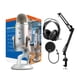 thumbnail image 1 of Micrófono USB Blue Yeti Plateado con Auriculares – Kit Completo, 1 of 9