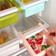 thumbnail image 1 of 1pc Fridge Drawer Organizer, Retractable Drawer Refrigerator Storage Box, Unique Design Pull Out Bins, Fridge Shelf Holder Storage Box, 1 of 4