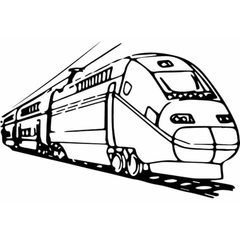 Rienda Libre Graphics - Decomural Modern Train Train Transport Ws-35557