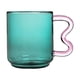 thumbnail image 4 of Taza De Cristal Colorida Taza De Bebida De Desayuno 15 Oz Para Oficina De Agua Con Leche, 4 of 5