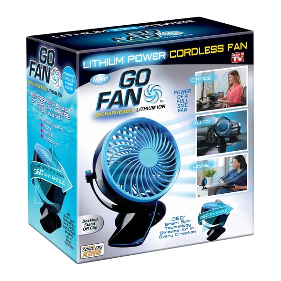Fan Spark Innovators Go Fan, inalámbrico, recargable, de iones de litio