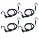 thumbnail image 1 of 4 piezas de cuerdas elásticas, correas de , correas elásticas planas resistentes de 39,4 pulgadas con ganchos para lonas de camión, tienda de, 1 of 5