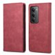 thumbnail image 1 of Funda tipo cartera con bloqueo RFID para Xiaomi Redmi 15 5G Con tapa abatible, portatarjetas, cierre magnético, TPU y soporte Rojo, 1 of 6