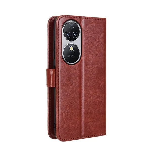Funda tipo libro para Oukitel C38, cartera todo‑en‑uno, funda multifuncional con tarjetero y correa de muñeca desmontable