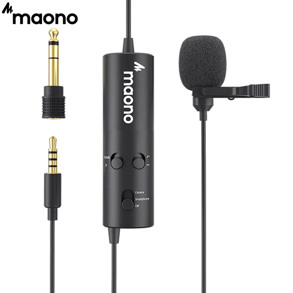 Maono - Lavalier Microfono Pb Output Jack Au-103
