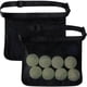 thumbnail image 1 of 2pcs soporte de cinturón de tenis ajustable, bolsa de cintura, soporte de bolsa de cadera de malla, puede contener 8 bolsas de tenis o tenis de mesa, bolsa de golf (negro), 1 of 3
