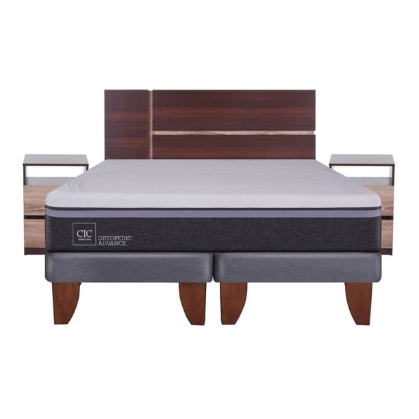 Cama Europea Europea Ortopedic Advance 2P Bd Enio S 2 Plaza Base Dividida