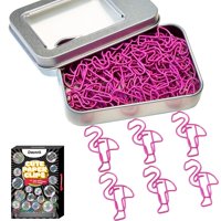 Clips De Papel Daxtril Con Forma De Flamenco, 60 Unidades, Varios Colores