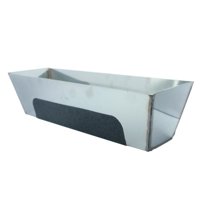 Ioensy - Cacerola De Barro De Acero Inoxidable A Prueba De Herrumbre Con Banda Reforzada Yeseros De 14 Pulgadas