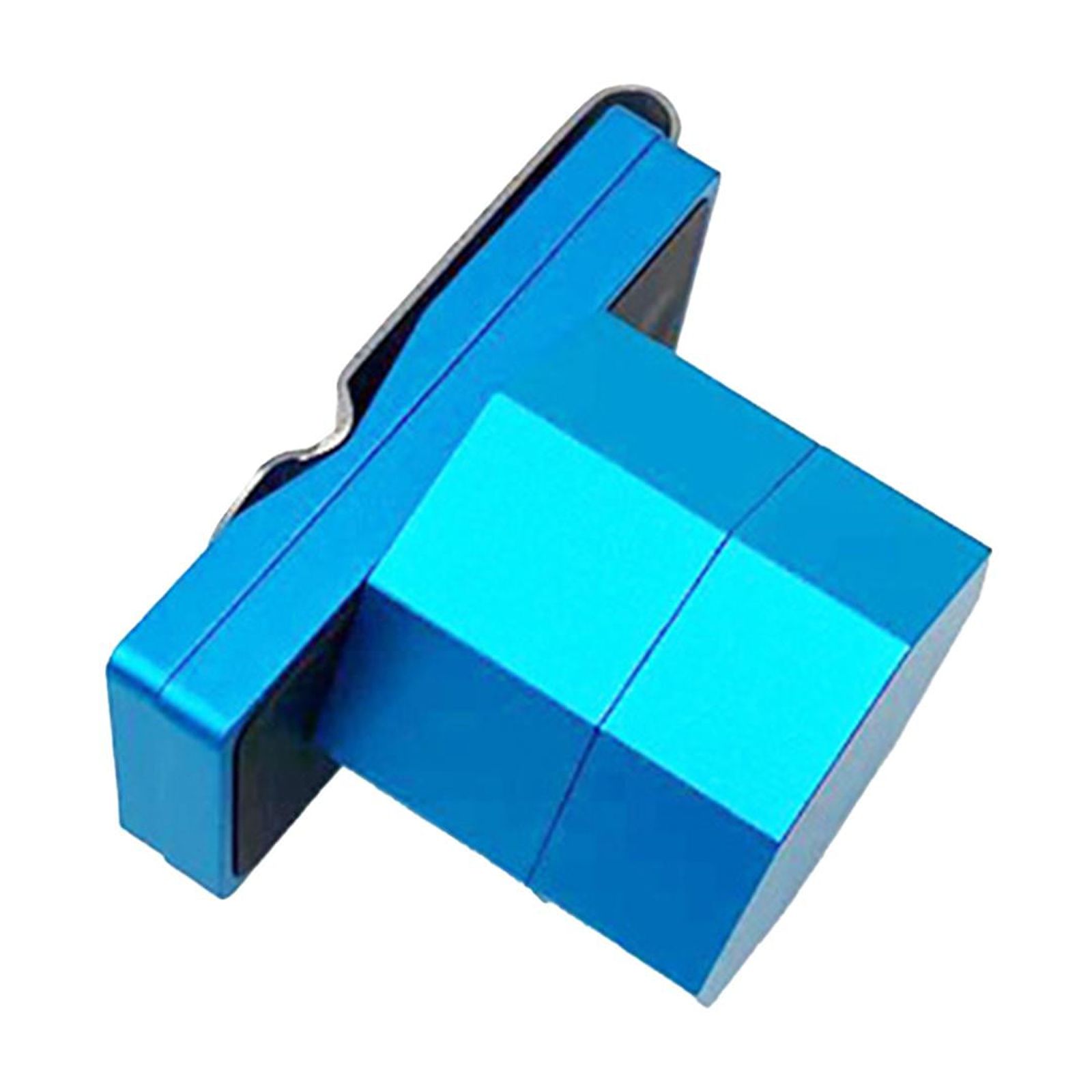 Ioensy - Soporte Para Tiza Para Taco De Billar Con Organizador De Clip Para Cinturón, Estuche Metálico Azul