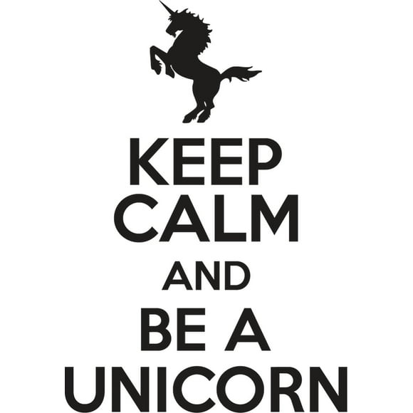 Decomural Keep Calm Unicorn WS-41400