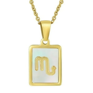 Collar Heshpaws Constellation Shell 18K Gold Plated Dorado