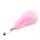 thumbnail image 3 of 1pc Feather Tickler, BDSM Fetish Role-Play Tender Caresses Flirting Feather Brush, 4 Colors Multi-functional Metal Rod, Feather Tickler, Lovers Sex Toys, 3 of 3
