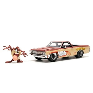 Coche De Juguete Jada Toys Looney Tunes 1967 Chevy El Camino 1:24 Amarillo