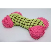 Defensor - Peluche Para Mascota Sonoro Con Forma De Hueso Color Verde