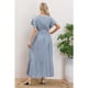 thumbnail image 2 of Maxi Vestido Largo Mujer Primavera Premium. Abertura, Cuello V 326, 2 of 3
