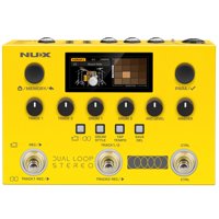 Pedal Looper Nux Dual Loop Stereo De Doble Pista Con 4 Efectos