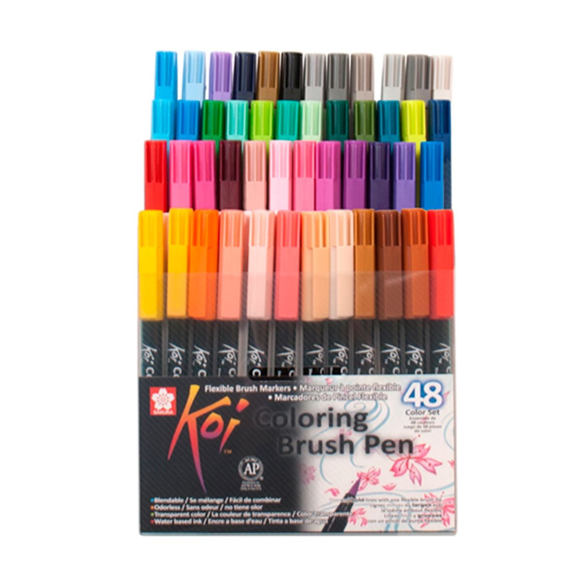 Sakura - Set 48 Marcadores Acuarelables Koi Para Lettering
