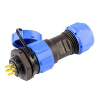 Magideal - Conector De Enchufe De Aviación, Conector Impermeable Ip68, Conector De Cable Eléctrico , Enchufe Y Enchufe Resistentes Al Calor 10 Pines