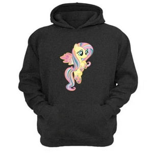 Genérico - Polerón Canguro Mi Pequeño Pony Gris Oscuro Talla Xl Unisex